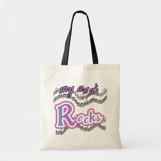 Tote Bag My Tunt Rocks Tshirts et cadeaux (Devant)