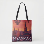 Tote Bag Myanmar Bagan (Devant)