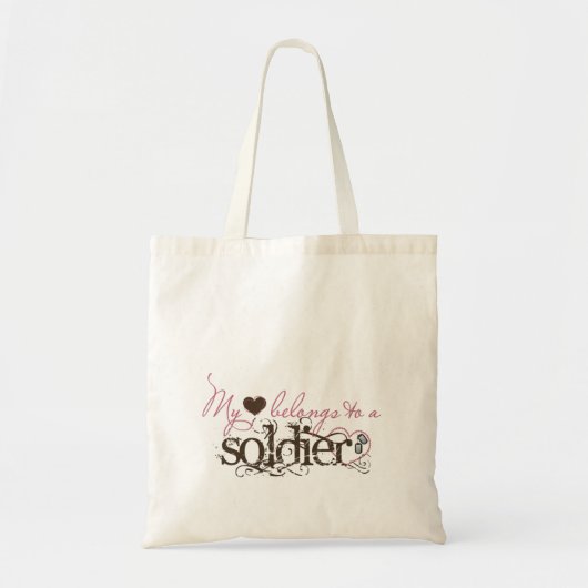 Tote Bag myheartssoldier (Devant)