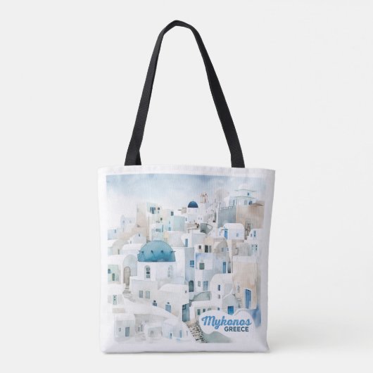 Tote Bag Mykonos Grèce (Dos)