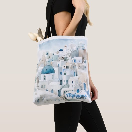 Tote Bag Mykonos Grèce (De près)