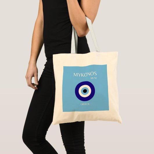 Tote Bag Mykonos Muse, Blue (Devant (produit))