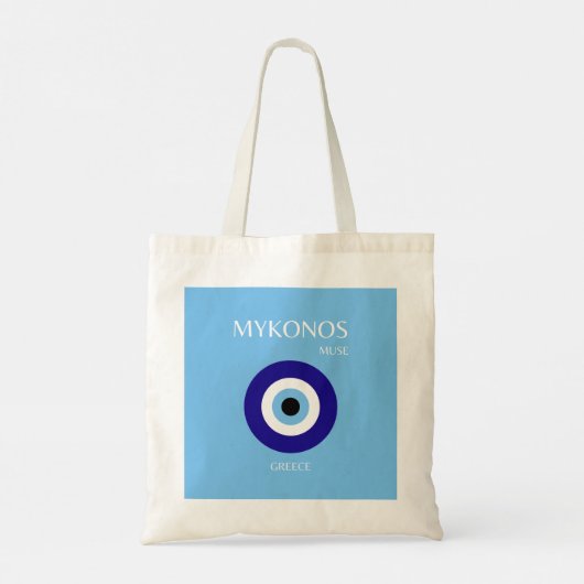 Tote Bag Mykonos Muse, Blue (Dos)