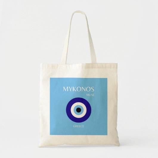 Tote Bag Mykonos Muse, Blue (Devant)