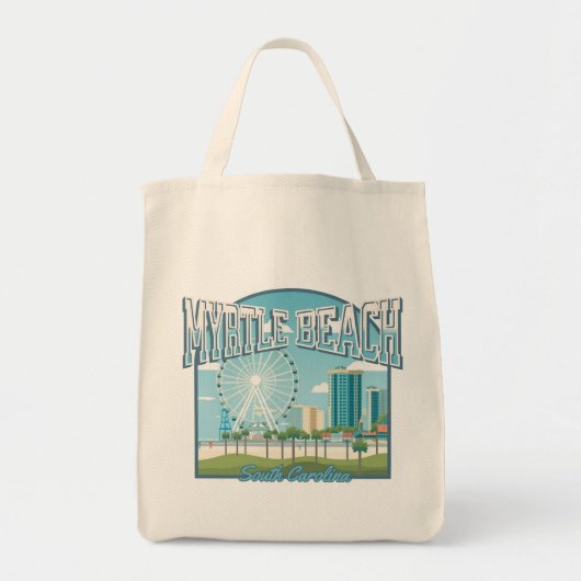 Tote Bag Myrtle Beach, Caroline du Sud (Devant)