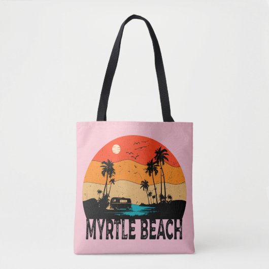 Tote Bag Myrtle Beach Vintage (Devant)