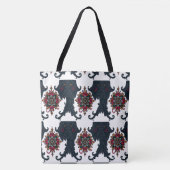 Tote Bag Mystic Mandala Elephant Art (Devant)