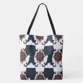 Tote Bag Mystic Mandala Elephant Art (Dos)