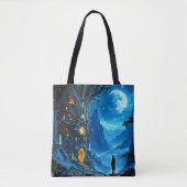 Tote Bag Mystic Tree Home Dreamscape (Devant)