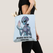 Tote Bag Mystical Alien (De près)