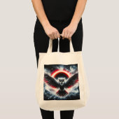 Tote Bag Mystical Cosmic Celestial Owl (Devant (produit))