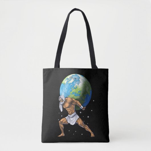Tote Bag Mythologie grecque Dieu Atlas (Devant)