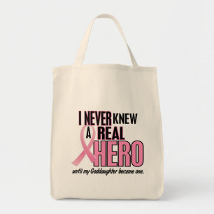 Tote Bag N'a jamais connu une FILLEULE de héros (le cancer