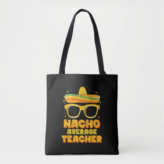 Tote Bag Nacho Moyenne Enseignant Cinco De Mayo Corresponda (Devant)