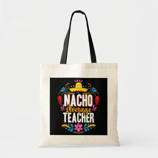 Tote Bag nacho professeur moyen cinco de mayo mexicaine (Devant)
