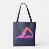 Tote Bag Nage libre, rose, kit de bain, personnalisation (Dos)