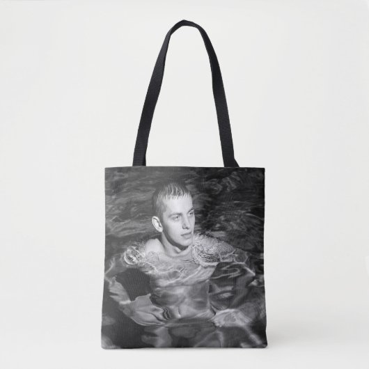 Tote Bag Nageur vintage de gros morceau (Devant)