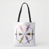 Tote Bag Nageurs synchronisés (Devant)