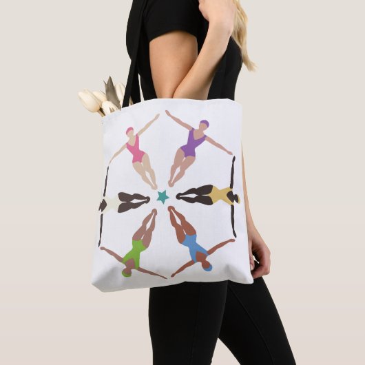Tote Bag Nageurs synchronisés (De près)