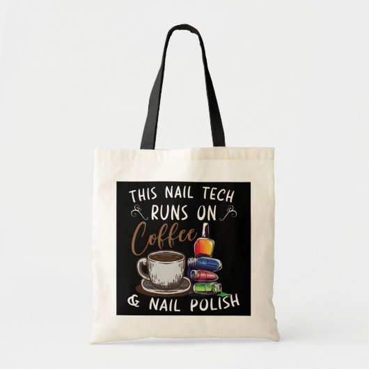 Tote Bag Nail Tech Nail Technicien Manicuriste Nails Artist (Devant)