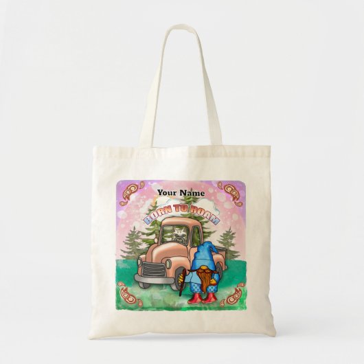Tote Bag Nain né pour errer (Devant)