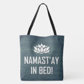 TOTE BAG NAMAST'AY AU LIT ! (Dos)