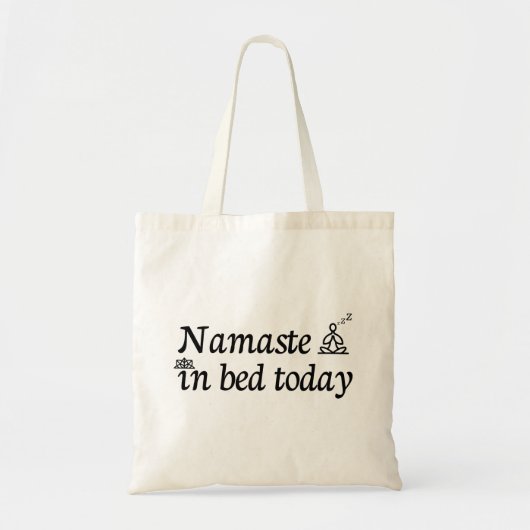 Tote Bag Namaste in Bed (Devant)