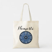 Tote Bag Namaste Moderne Mandala Bleu (Dos)