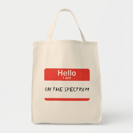 Tote Bag Nametag Spectrum (Devant)