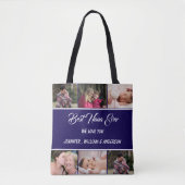 Tote Bag Nana Ever Grandchildren Photo Collation Names (Devant)