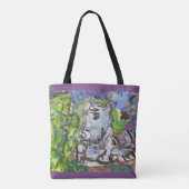 Tote Bag Nandi dans le jardin (Dos)