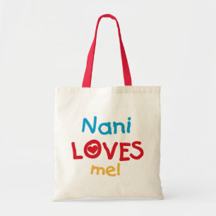 Tote Bag Nani aime mes t-shirts et cadeaux