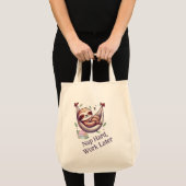 Tote Bag Nap Hard Sloth (Devant (produit))