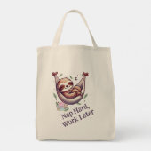 Tote Bag Nap Hard Sloth (Dos)