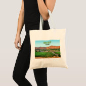 Tote Bag Napa Valley California Vineyard Vintage (Devant (produit))