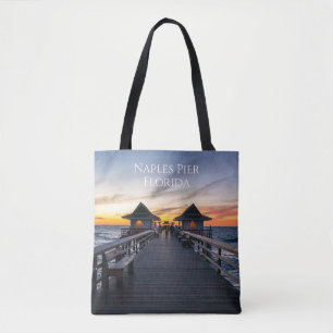 Tote Bag Naples Pier Florida Vacances voyage