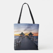 Tote Bag Naples Pier Florida Vacances voyage (Dos)