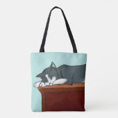 Tote Bag Napping Kitty (Dos)