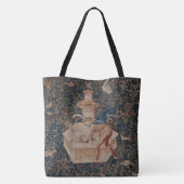 Tote Bag Narcissus at the Well, Medieval Tapestry (Dos)