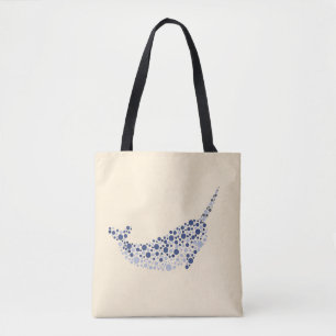 Tote Bag Narwhal En Points