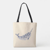 Tote Bag Narwhal En Points (Dos)