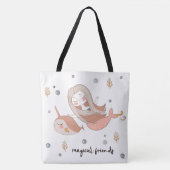 Tote Bag Narwhal et amis magiques de sirène (Devant)