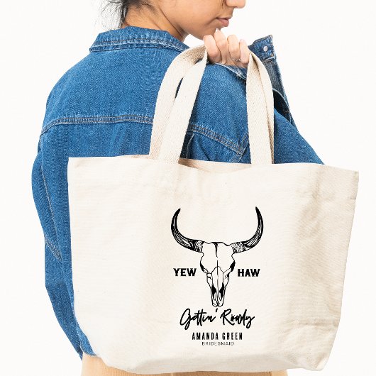Tote Bag Nashville Bachelorette Party Gettin Rowdy Custom