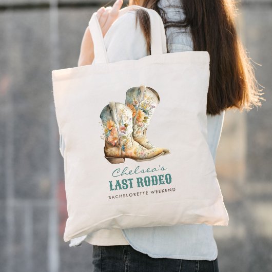 Tote Bag Nashville Dernier Rodeo Boots Bachelorette Party