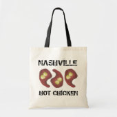 Tote Bag Nashville Hot Chicken with/ Pickles TENNESSEE TN F (Devant)