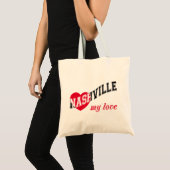 Tote Bag Nashville mon amour (Devant (produit))