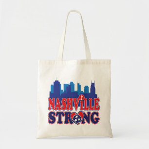 Tote Bag Nashville-Strong-Skyline-and-Music-Note