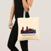 Tote Bag Nashville, Tennessee en graffiti (Devant (produit))