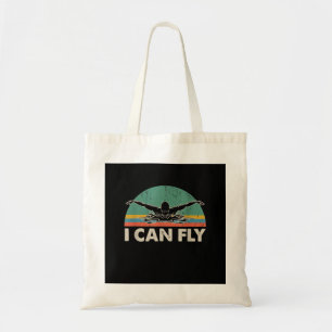 Tote Bag Natation Je Peux Voler Drôle Cadeaux De Natation