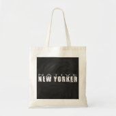 Tote Bag Natif New Yorkais noir (Devant)